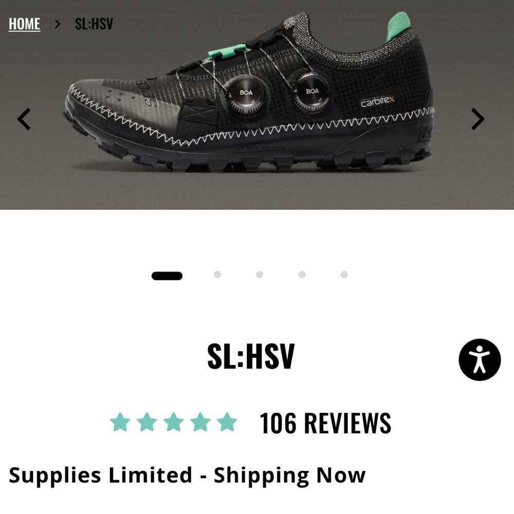 NWT Speedland SL:HSV Trail Running Shoe